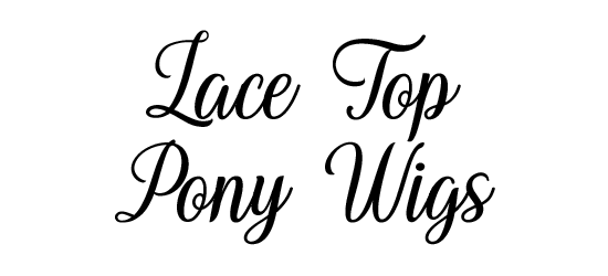Add some extra style to your lace top pony wig.  All made from 100% human hair - go bun, go pony, add some style.