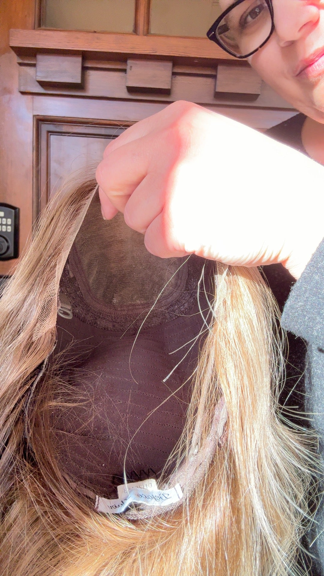 Amelia Lace Top Human Hair Wig | Custom Colored Lob for Hair Loss