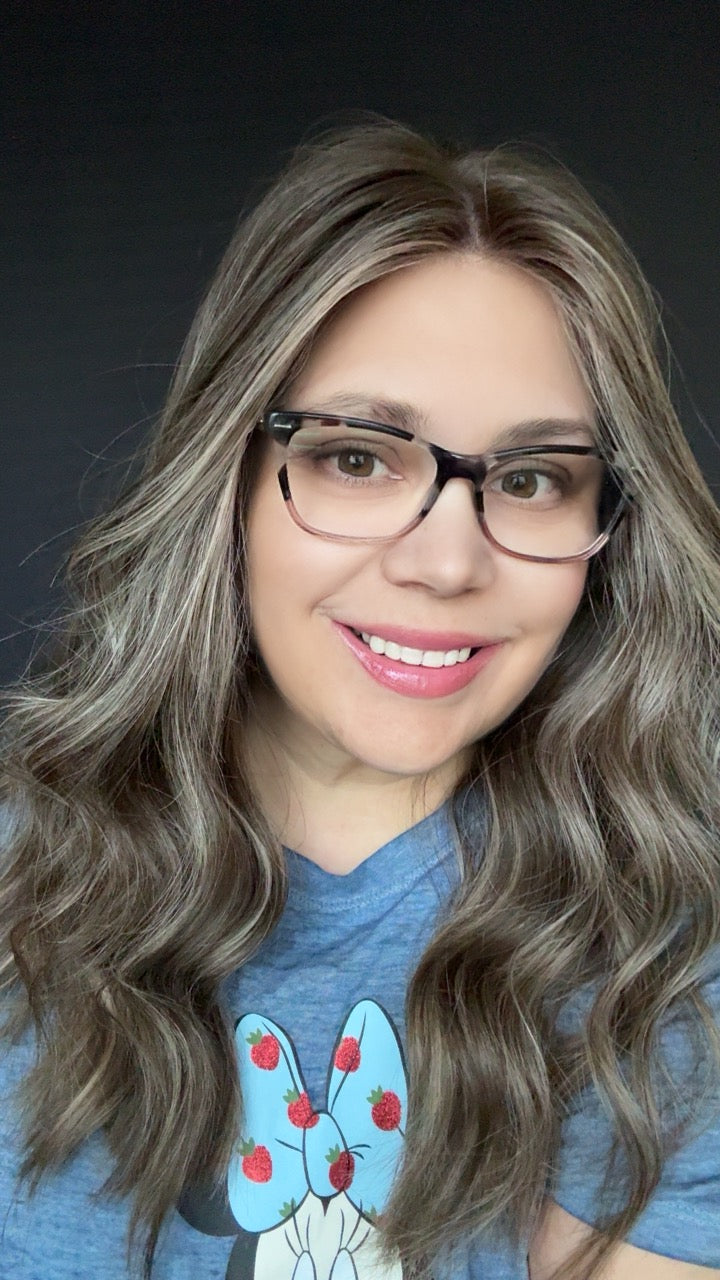 Kourtney Medium Ashy Brunette Lace Top Wig - The Fine Collection