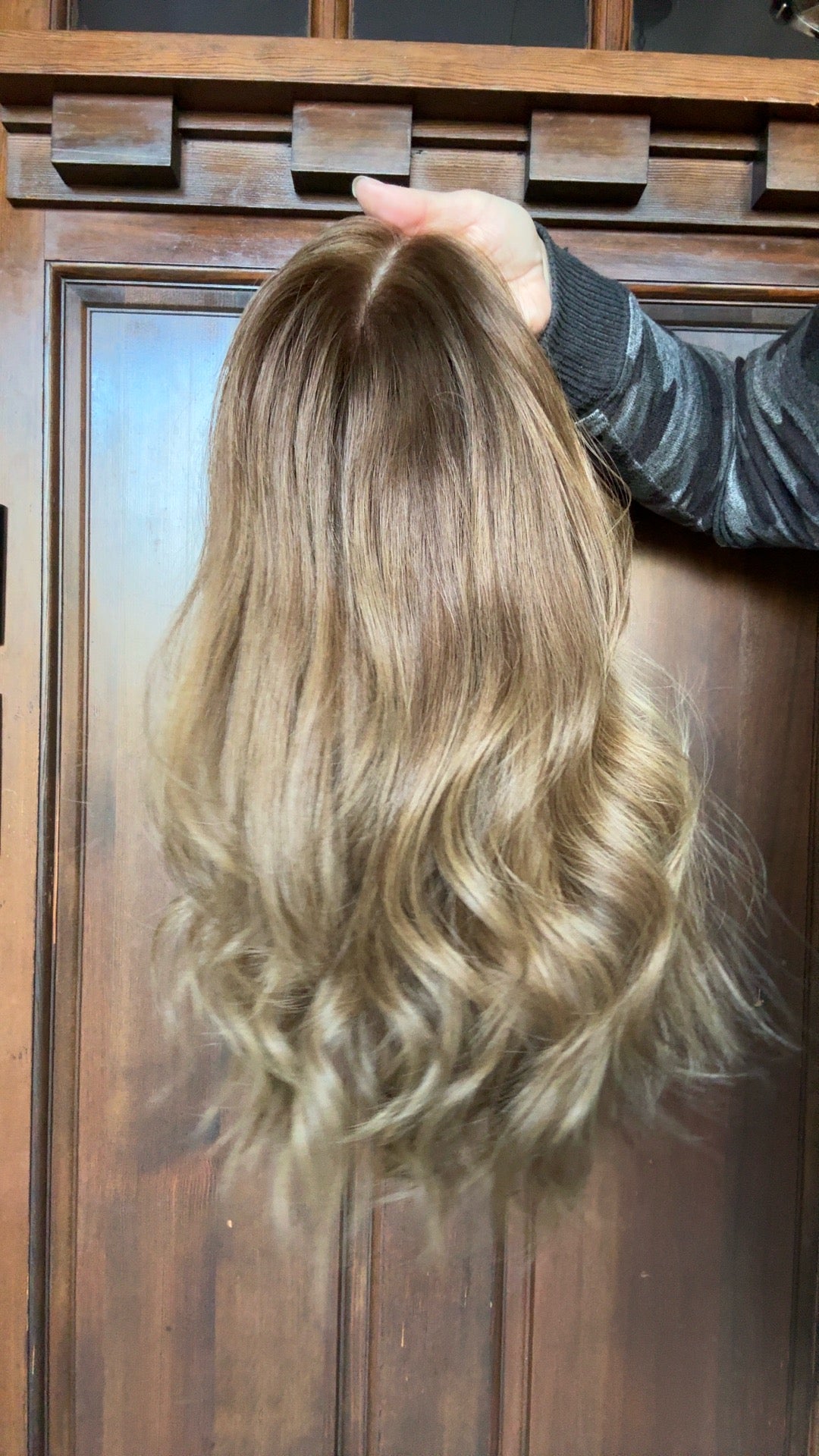 Coral Medium Cap Human Hair Lace Top Wig