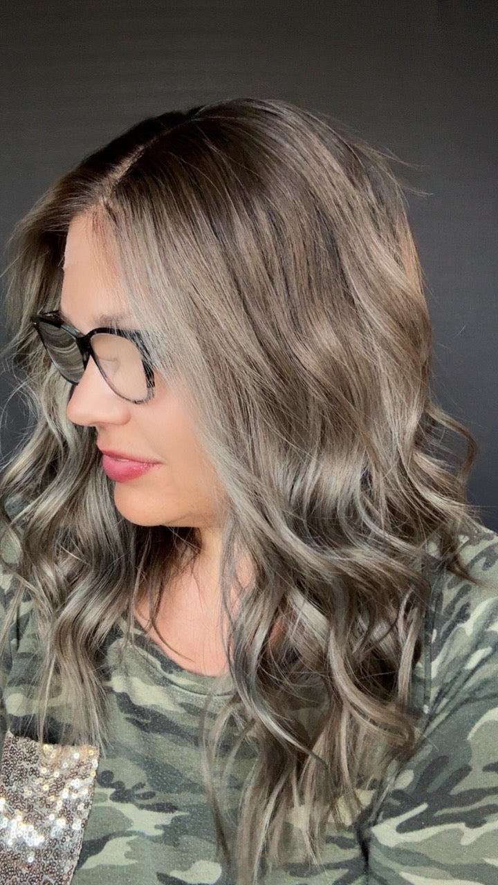 Kiley XS Custom Colored Human Hair Lace Top Wig