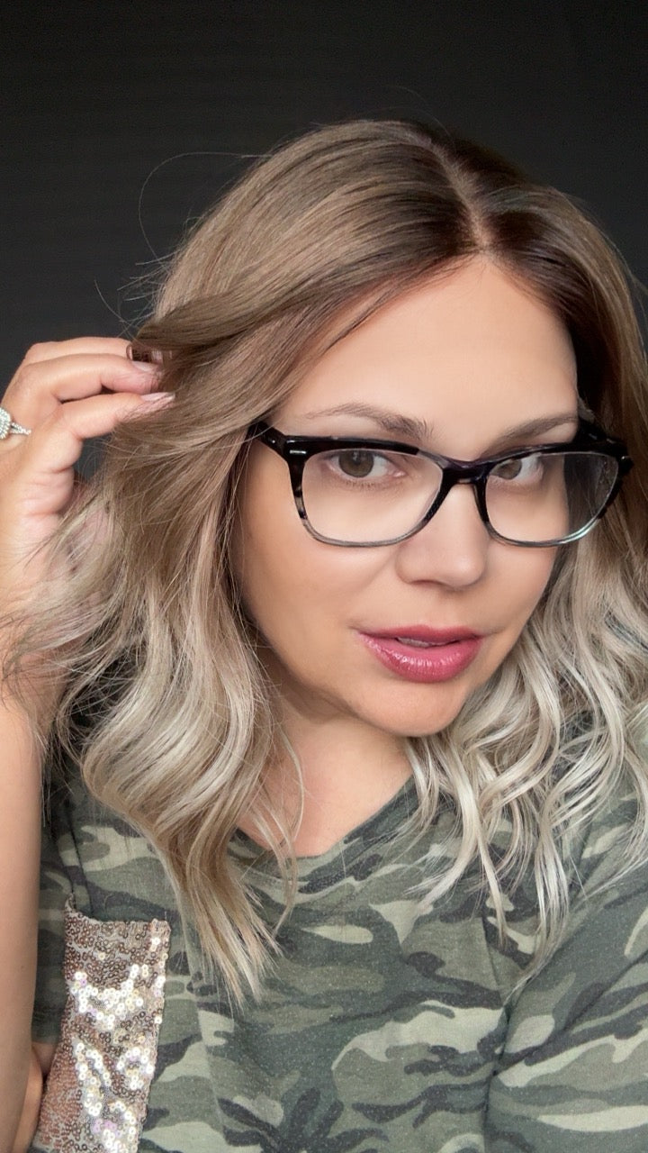 June Medium Cap Human Hair Lace Top Wig -The Custom Colored Collection