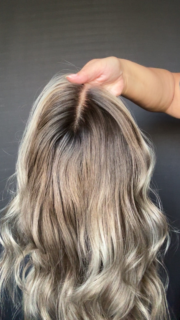 Kiley XS Custom Colored Human Hair Lace Top Wig