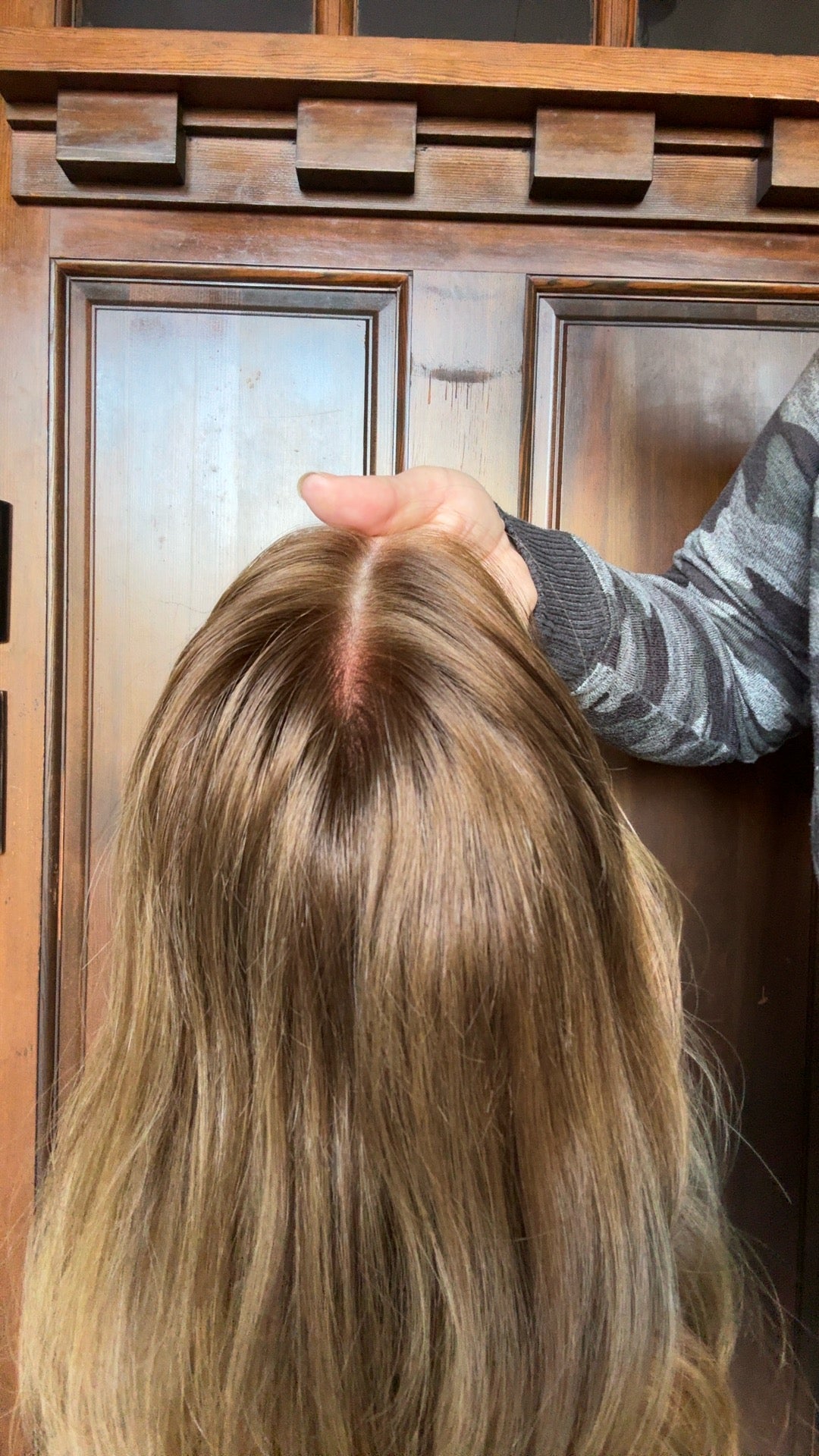 Coral Medium Cap Human Hair Lace Top Wig