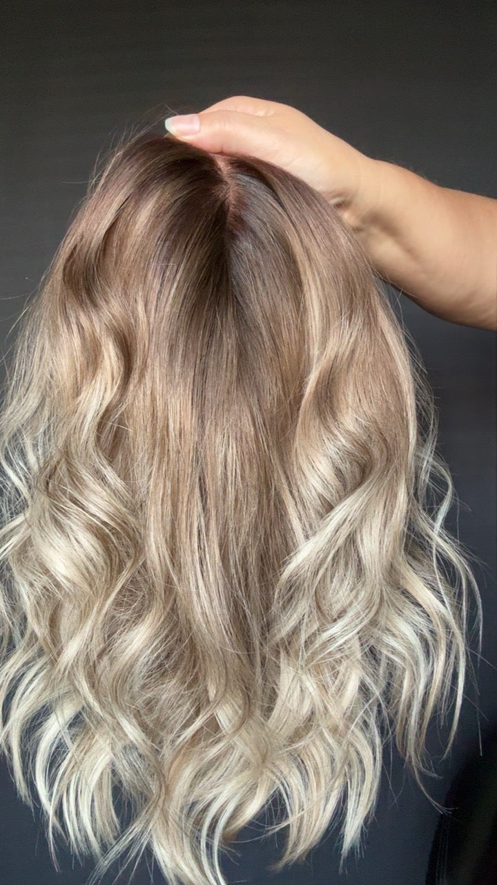 June Medium Cap Human Hair Lace Top Wig -The Custom Colored Collection