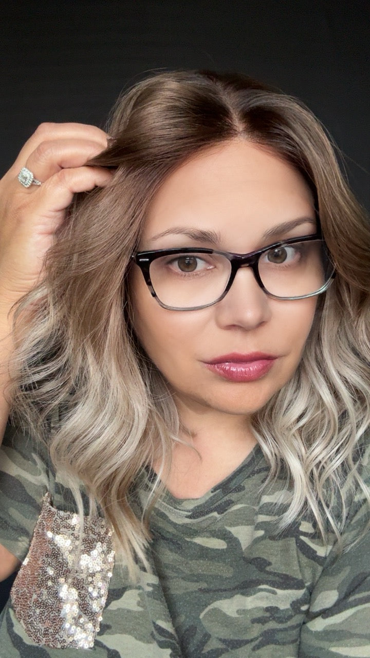 June Medium Cap Human Hair Lace Top Wig -The Custom Colored Collection