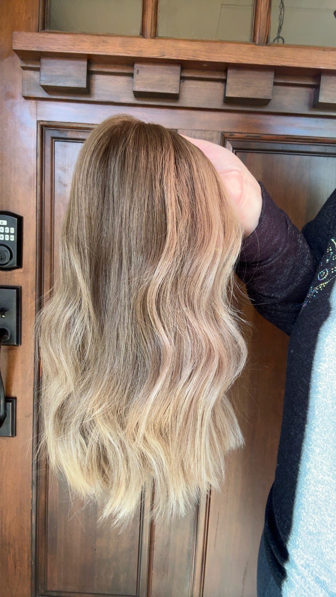 Amelia Lace Top Human Hair Wig | Custom Colored Lob for Hair Loss