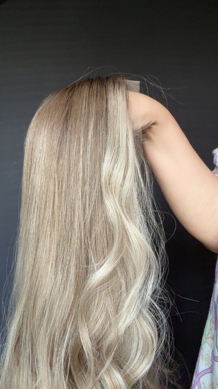Serena Small Custom Colored Lace Top Wig -The Custom Colored Collection