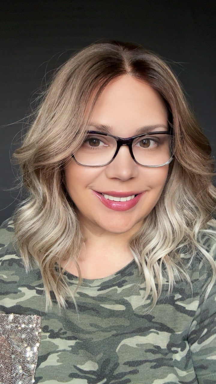June Medium Cap Human Hair Lace Top Wig -The Custom Colored Collection