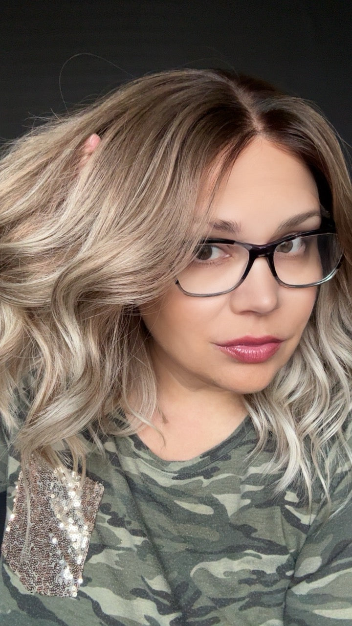 June Medium Cap Human Hair Lace Top Wig -The Custom Colored Collection
