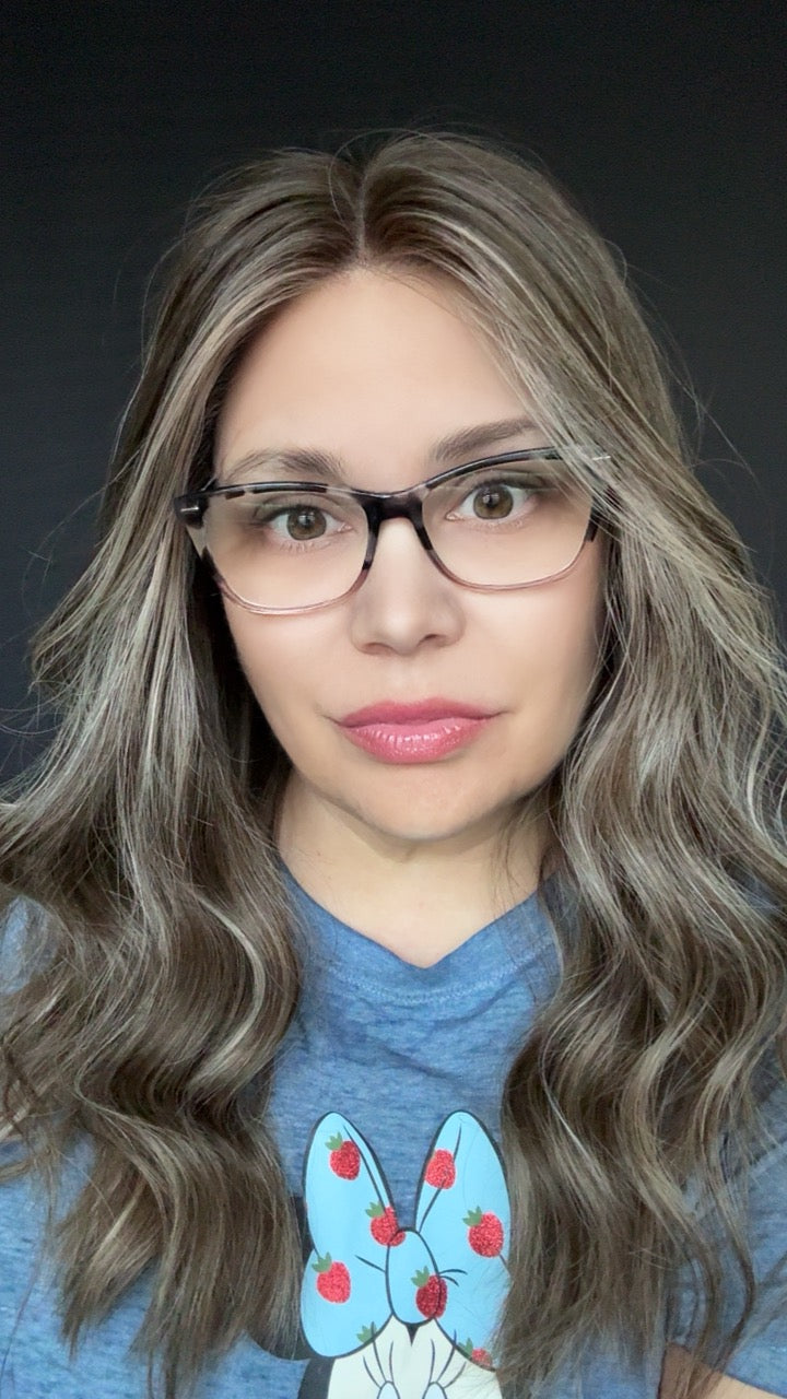 Kourtney Medium Ashy Brunette Lace Top Wig - The Fine Collection