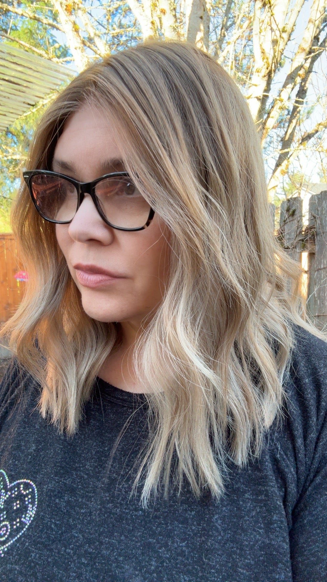 Amelia Lace Top Human Hair Wig | Custom Colored Lob for Hair Loss