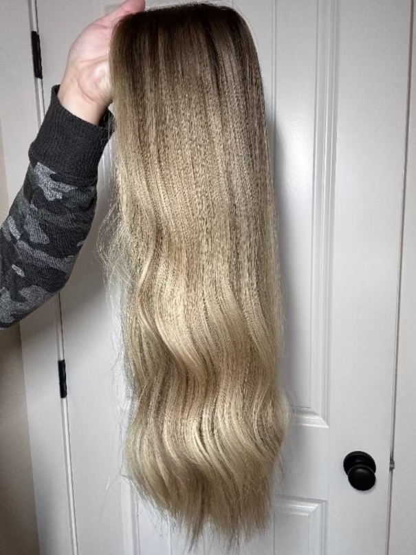 showing long layers in this Dejaco Hair Wig