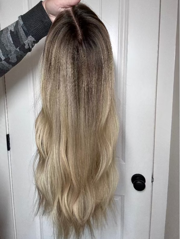 back of long hair wig