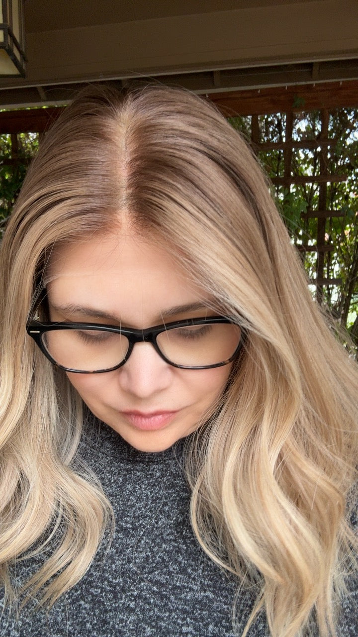 Ellie Custom Colored Medium Lace Top Wig -The Fine Collection