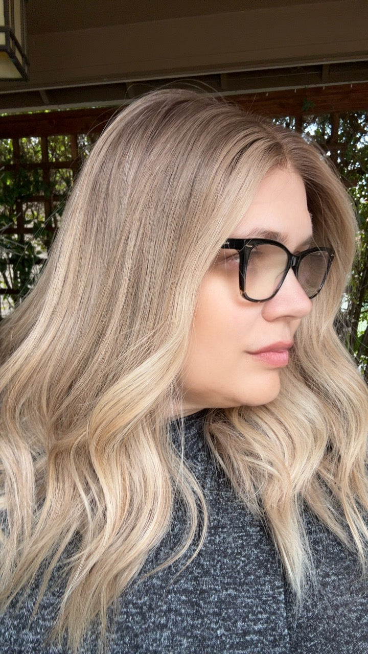 Ellie Custom Colored Medium Lace Top Wig -The Fine Collection