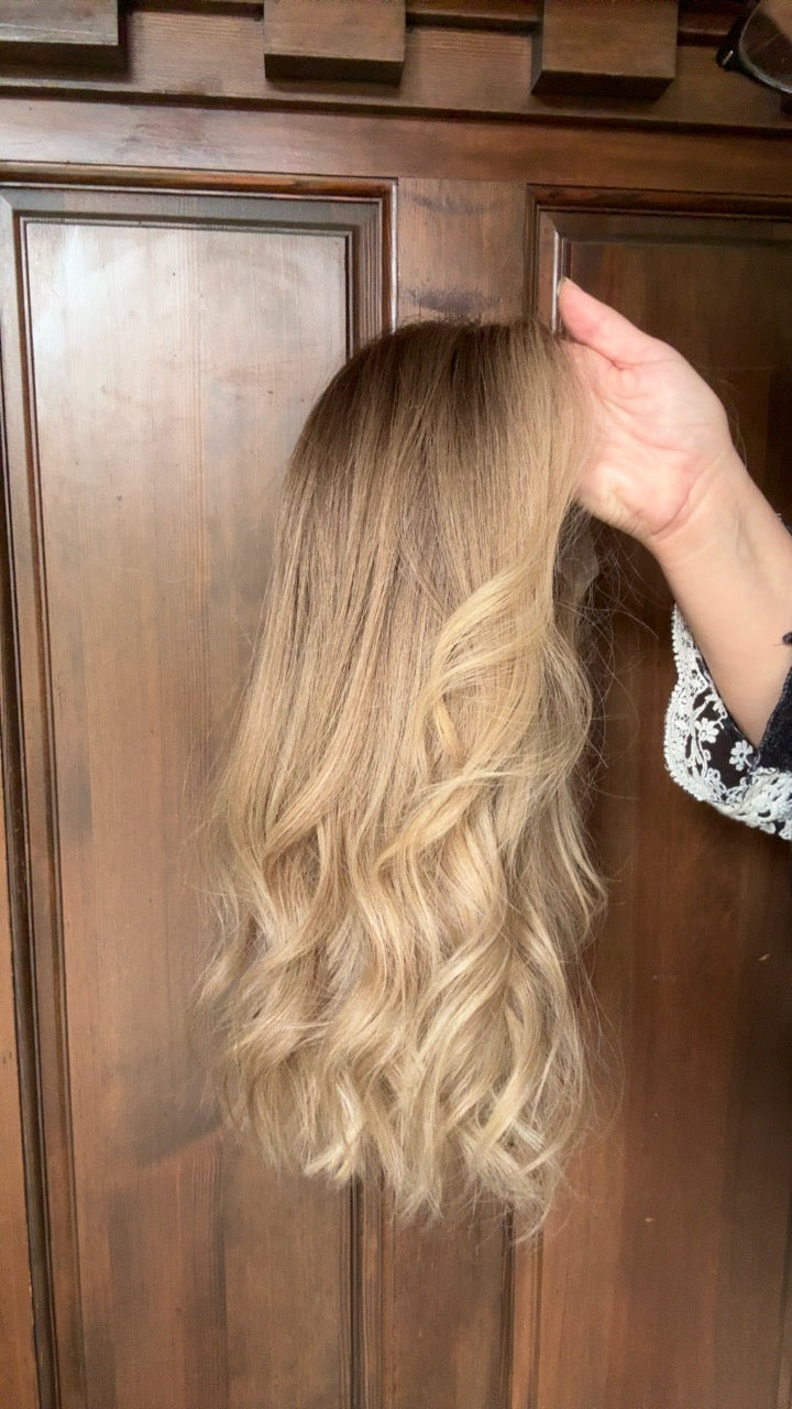 Ellie Custom Colored Medium Lace Top Wig -The Fine Collection