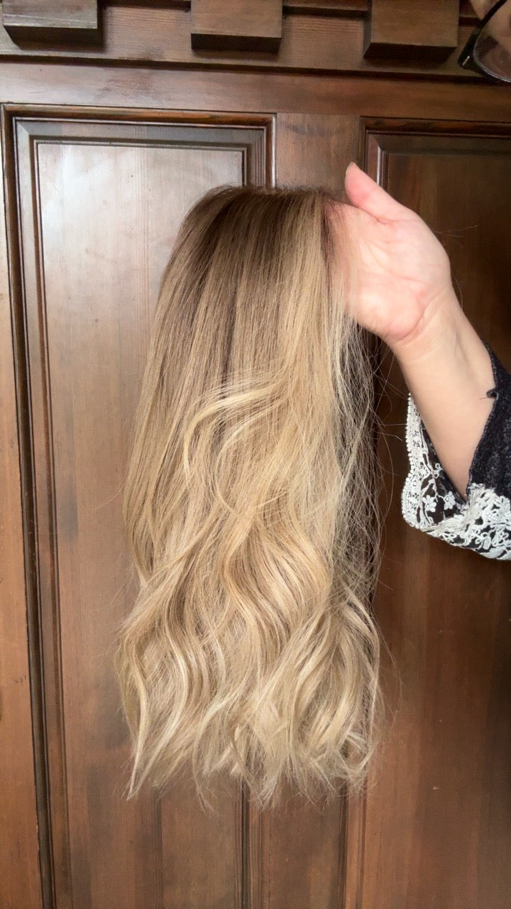 Ellie Custom Colored Medium Lace Top Wig -The Fine Collection