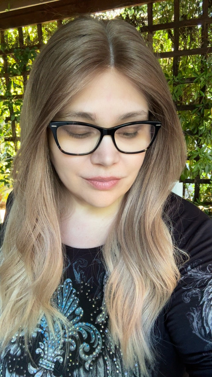 rooted blonde and beautiful