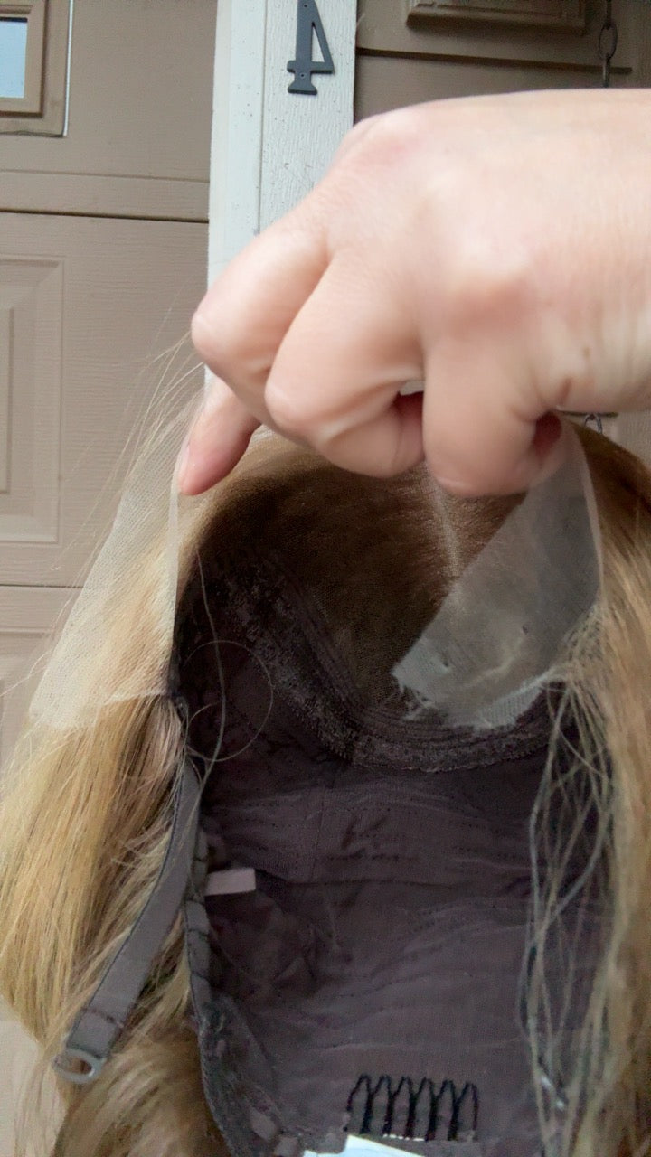 Dark Chloe Medium Lace Top Wig-The Sleek Collection)Lower Density WIG OF THE DAY