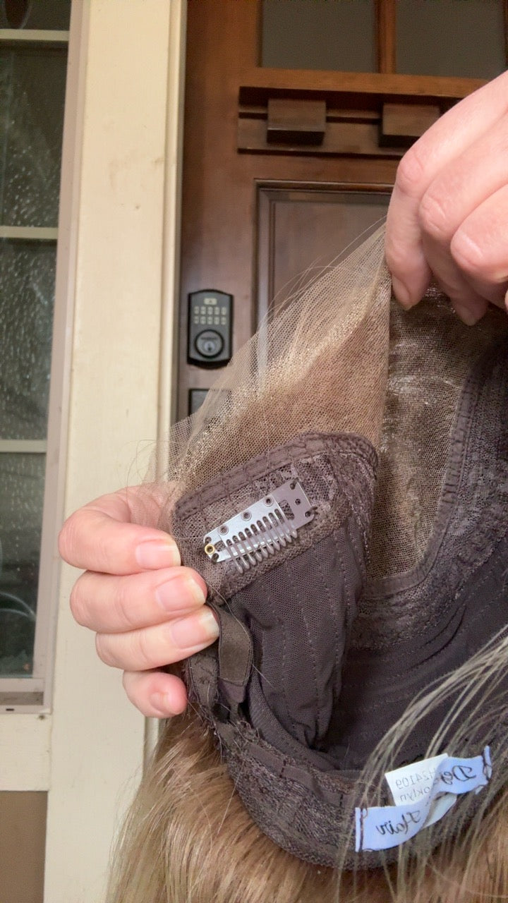 Custom Colored Brooklyn Small Lace Top Wig -The Fine Collection