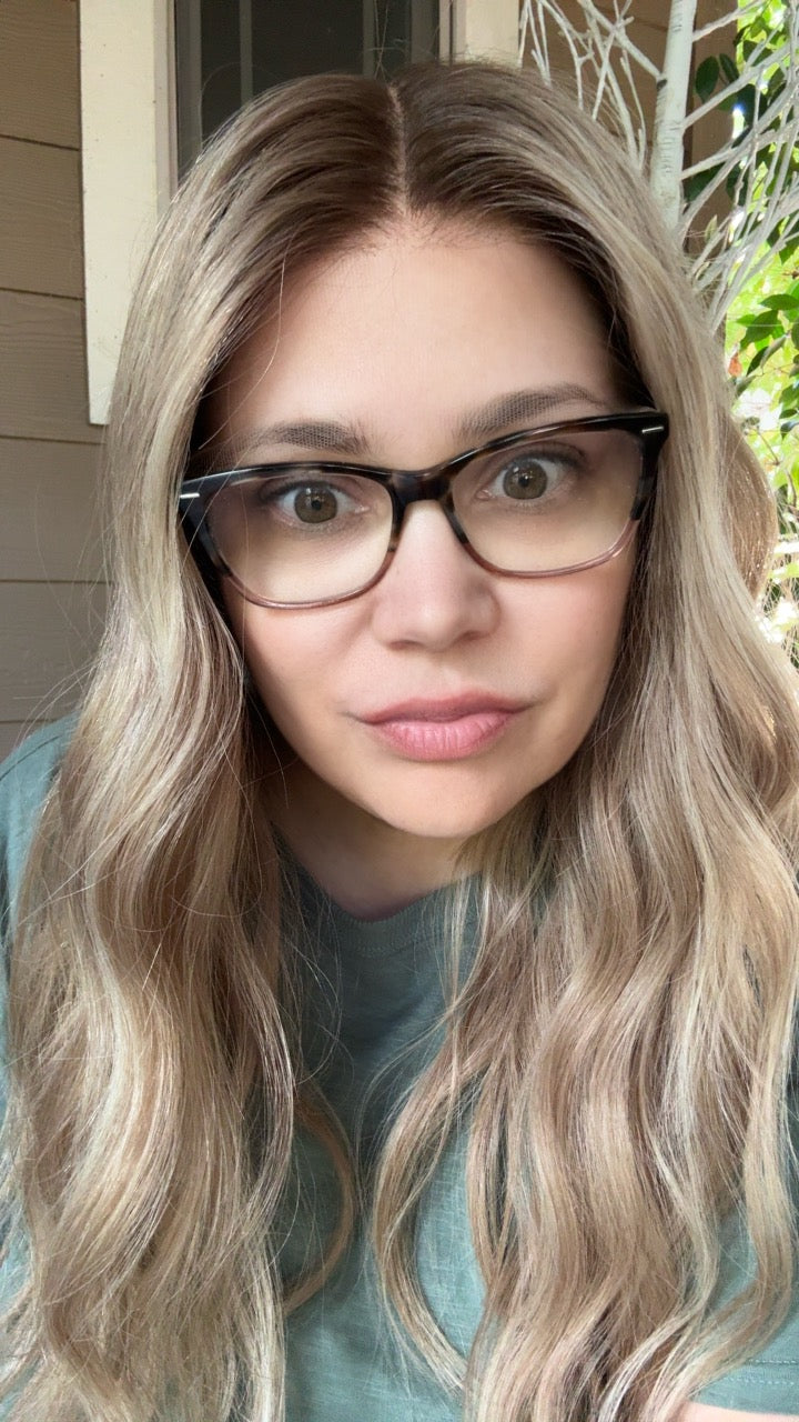 Christy is a 22 inch Blonde Wig made from human hair for a realistic look.