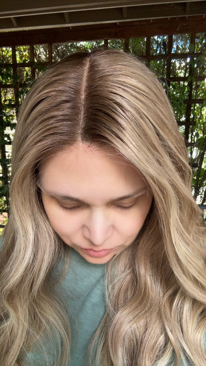 glueless HD Lace wig with a natural looking hair line