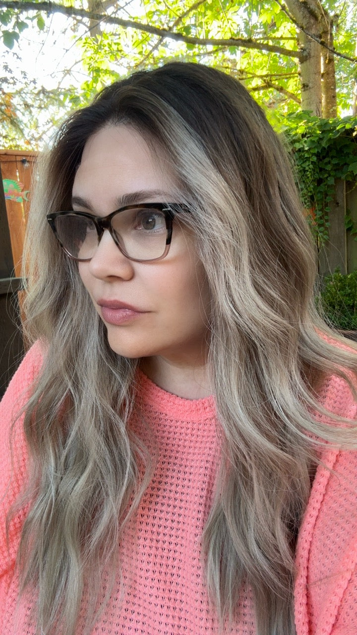 16 inches long from base to end of hair