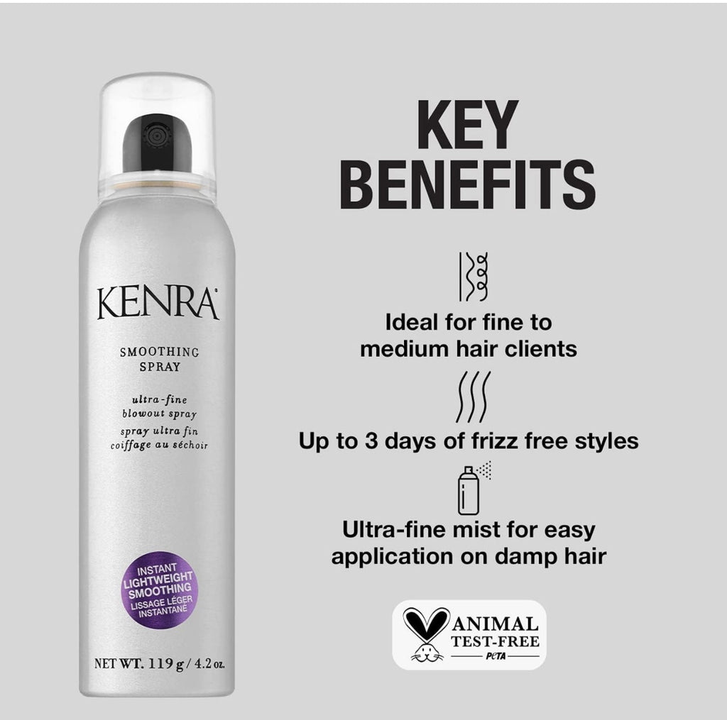 Kenra is ideal for fine to medium hair and can last up to 3 days of frizz free